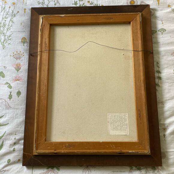 Vintage Original Framed Portrait Man African Warrior - Picture 10 of 12